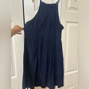 Altar’d state halter top Navy dress